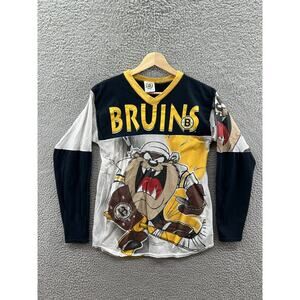 Sportonic Vintage NHL Boston Bruins Taz 1996 Mesh Jersey Youth Size
